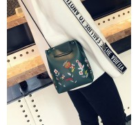 Çiçəkli qadın çantası